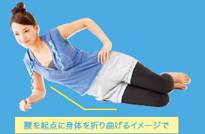 脇腹のエクササイズ1