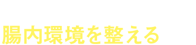 腸内環境を整える食品