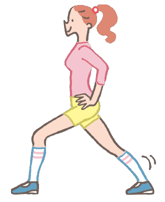 アキレス腱伸ばし