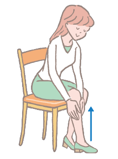 デスクワークやテレビを見ているときなどに
