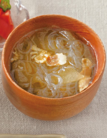 春雨と冬瓜のスープ