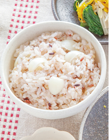 百合根ご飯