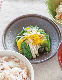 トマトと桃の三杯酢