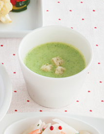 ブロッコリーのクリームスープ