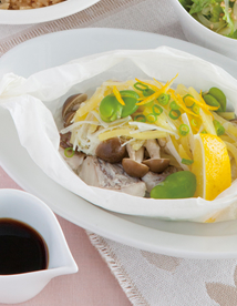 春鯛と新じゃがの蒸しものル