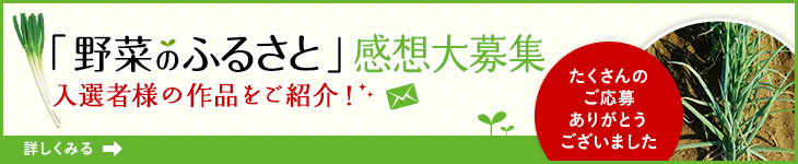 「野菜のふるさと」感想大募集 入選者様の作品をご紹介！たくさんのご応募ありがとうございました