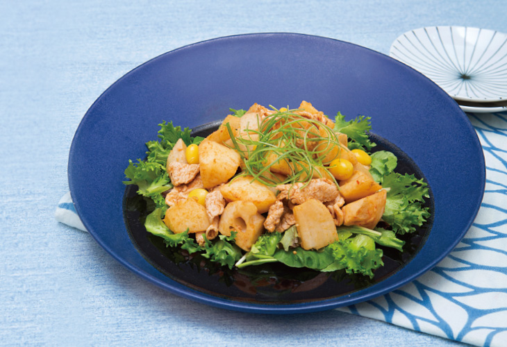 根菜たっぷり！モダンチャイニーズ風サラダ