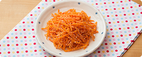 にんじんのたらこ炒め