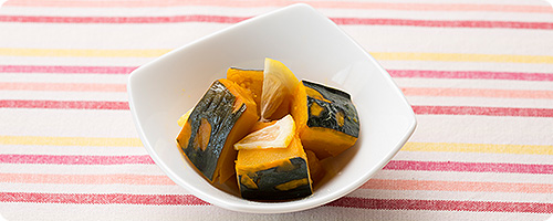 かぼちゃのレモン煮