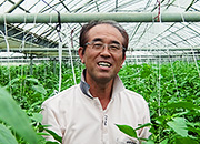 生産者　山中さん（茨城県神栖市）