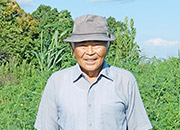 生産者　山中さん（茨城県神栖市）