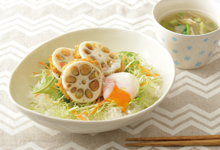 惣菜コロッケが新たなおかずに変身！