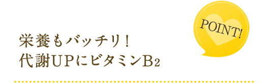 point! 栄養もバッチリ!むくみ対策や高血圧予防にカリウム