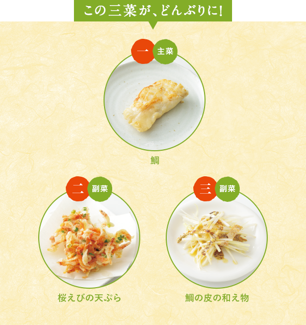 この三菜が、どんぶりに！