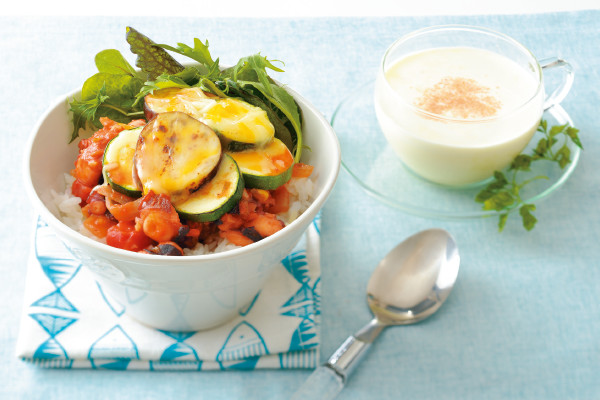 薬味たっぷり冷汁どんぶり