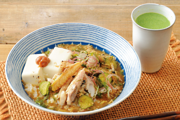 薬味たっぷり冷汁どんぶり