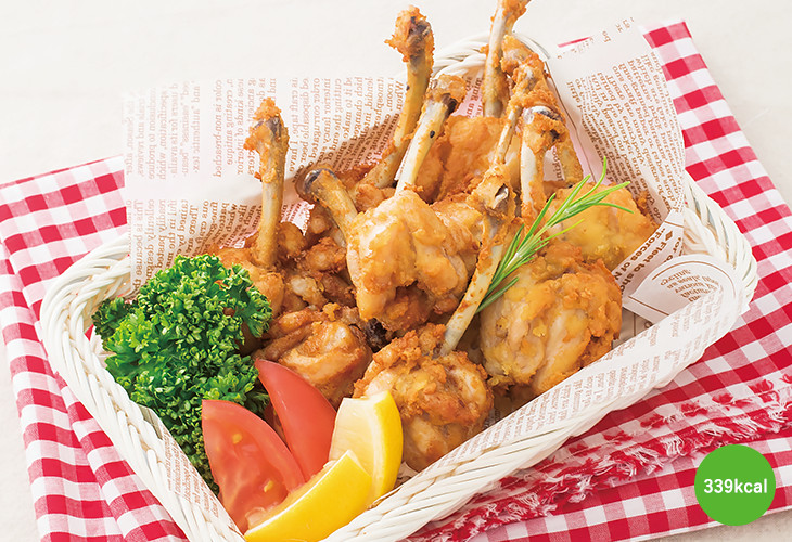 大豆粉のフライドチキン 339kcal
