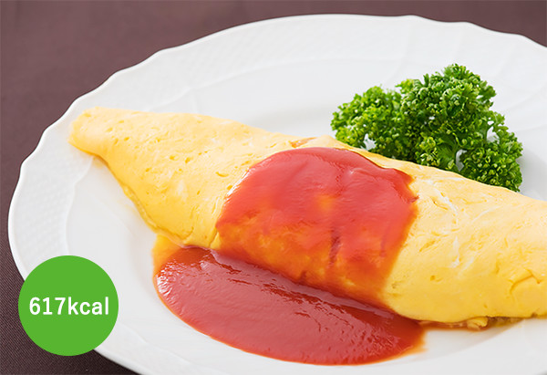 満足オムライス 617kcal