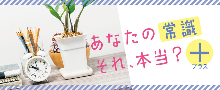 あなたの常識それ、本当？プラス