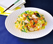 自家製塩鯖を作って、野菜炒めに！