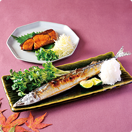 おなじみの焼き魚二種