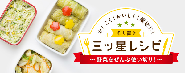 かしこく!おいしく!健康に!作り置き三ッ星レシピ 野菜ぜんぶ使い切り!