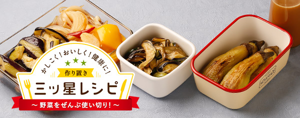 かしこく!おいしく!健康に!作り置き三ッ星レシピ 野菜ぜんぶ使い切り!