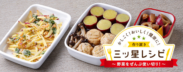 かしこく!おいしく!健康に!作り置き三ッ星レシピ 野菜ぜんぶ使い切り!