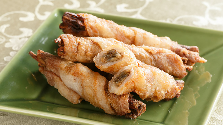 肉巻きごぼうのから揚げ