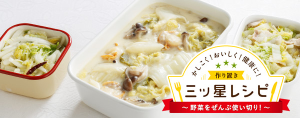 かしこく!おいしく!健康に!作り置き三ッ星レシピ 野菜ぜんぶ使い切り!