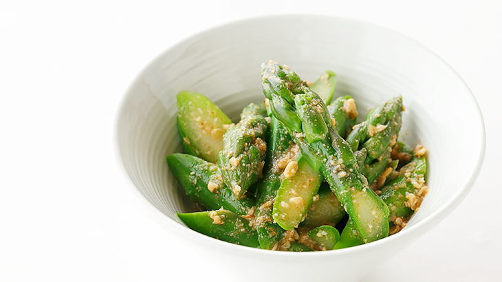 アスパラのごまみそ浸し