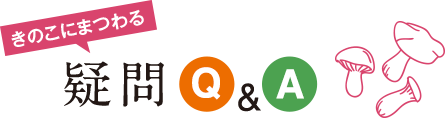きのこにまつわる疑問Q&A
