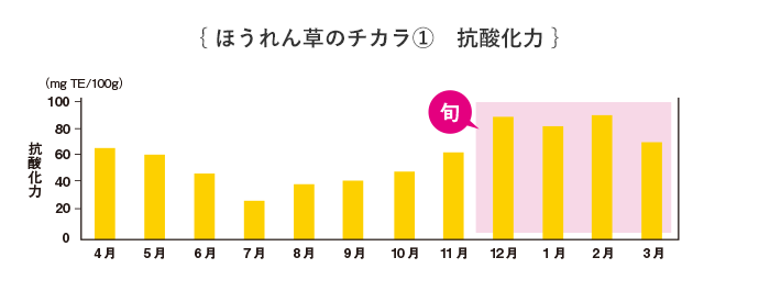 ほうれん草の力1 抗酸化力