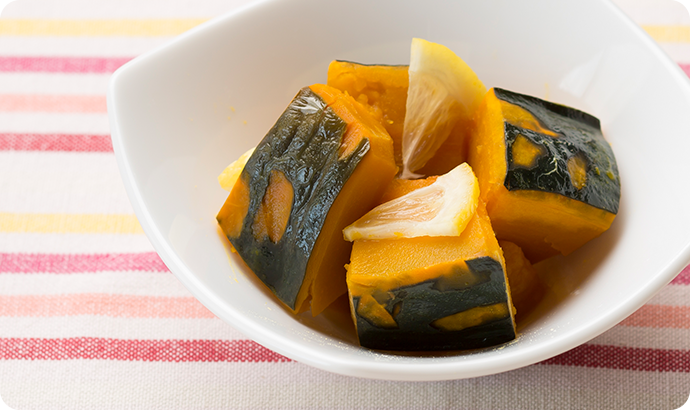 かぼちゃのレモン煮