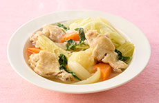 鶏手羽と春野菜のポトフ