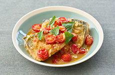 焼き鯖のトマト煮