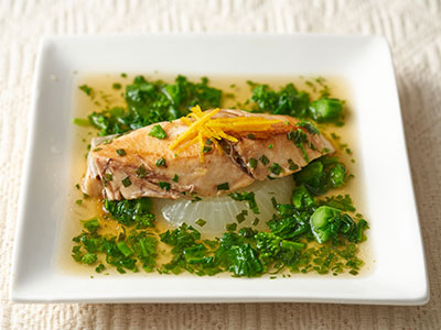 鰆の菜の花あんかけ