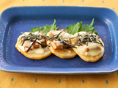 鰻と長芋のチーズ焼き