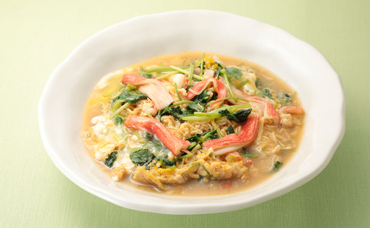 切り干し大根と三つ葉の卵とじ