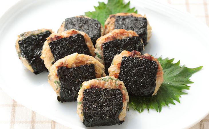 ねぎトロ海苔バーグ