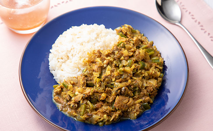 鯖味噌梅カレー