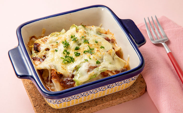 餃子のラザニア